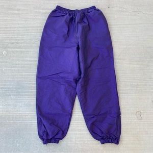 Vintage Nylon Track Suit Pants Purple Westbound